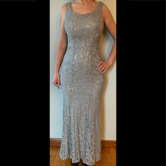 Speechless grey/sequence gown - Picture 2 of 6